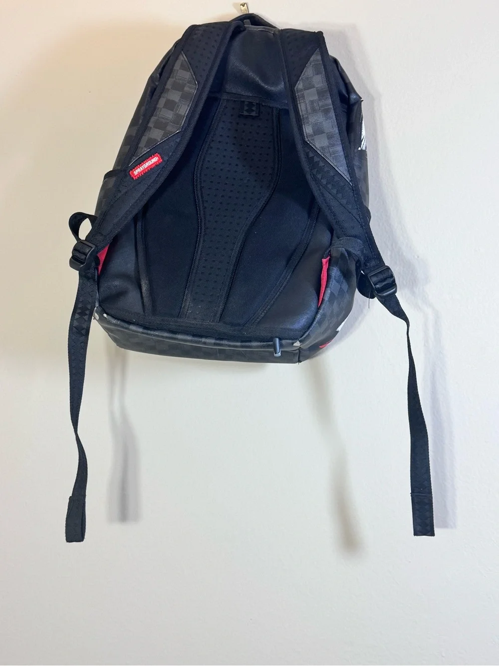 Sprayground Midnight Shadow Dixv Backpack Scribble Black Book bag pre owned